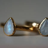 Pear Shaped Moonstone Ring