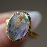 Abalone Shell Ring