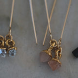 Custom Raw Stone Earrings