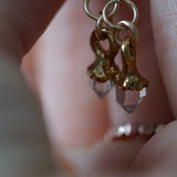 Custom Raw Stone Earrings
