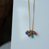 Custom Birthstone Charm Necklace