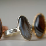 Oval Agate Rings