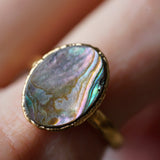 Abalone Shell Ring