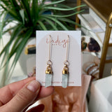 Custom Raw Stone Earrings