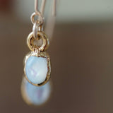 Custom Raw Stone Earrings