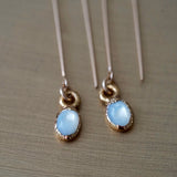 Custom Raw Stone Earrings