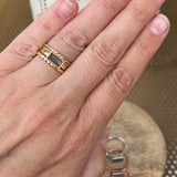 Smoky Quartz Minimalist Ring