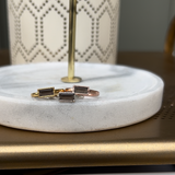 Smoky Quartz Minimalist Ring
