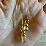 Custom Raw Stone Earrings