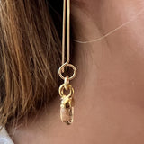 Custom Raw Stone Earrings