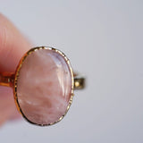 Polished Morganite Ring
