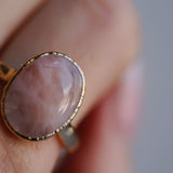 Polished Morganite Ring