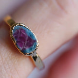 Zoisite Ruby Ring