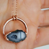 BFF Geode Necklaces (matching set of geode necklaces)