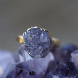 Amethyst Cluster Rings