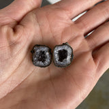 BFF Geode Necklaces (matching set of geode necklaces)