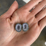 BFF Geode Necklaces (matching set of geode necklaces)