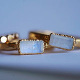 Moonstone Minimalist Ring
