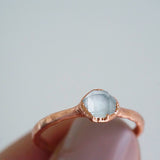Diamond Quartz Minimalist Ring