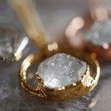 Diamond Quartz Necklace