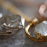 Diamond Quartz Necklace