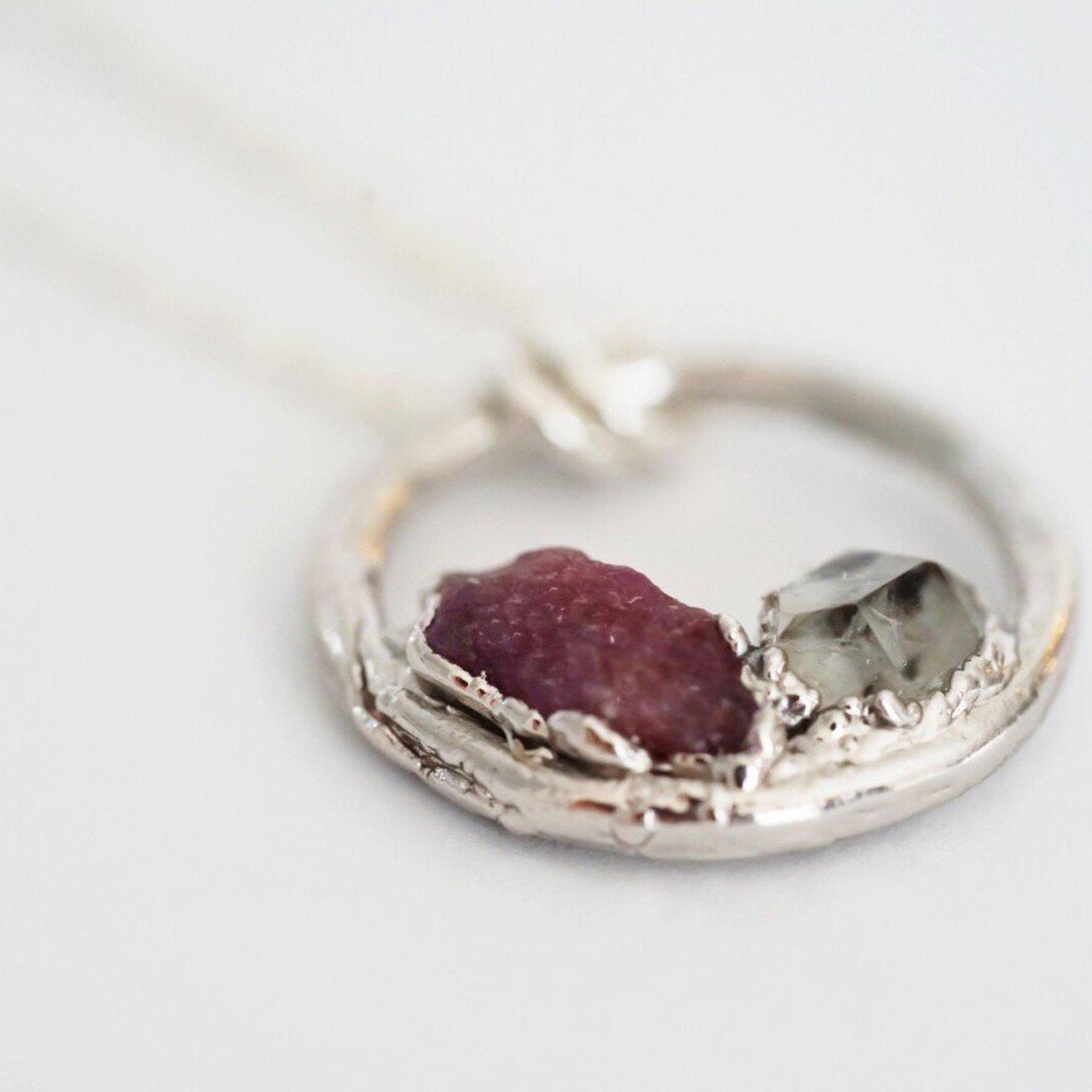 Custom Birthstone Necklace – Indigo Row