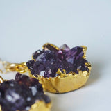Amethyst Cluster Necklace