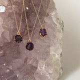 Amethyst Cluster Necklace
