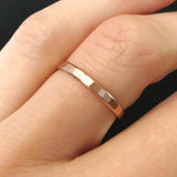 Solid 14k Gold Luna Band