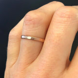 Solid 14k Gold Luna Band
