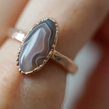 Oval Agate Rings