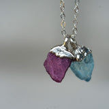 Custom Birthstone Charm Necklace