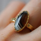 Oval Agate Rings