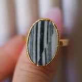 Zebra Jasper Ring