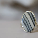 Zebra Jasper Ring