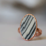 Zebra Jasper Ring