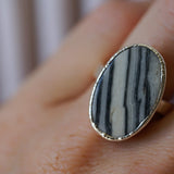 Zebra Jasper Ring