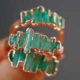 Emerald Stepping Stones Ring