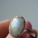 Moonstone Polished Ring