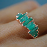 Emerald Stepping Stones Ring
