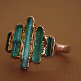 Cathedral Ring - Mint Tourmaline